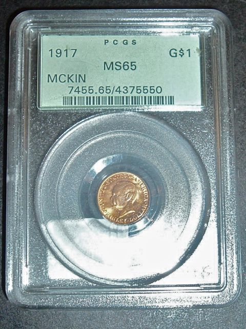 1917 McKinley $1 Gold